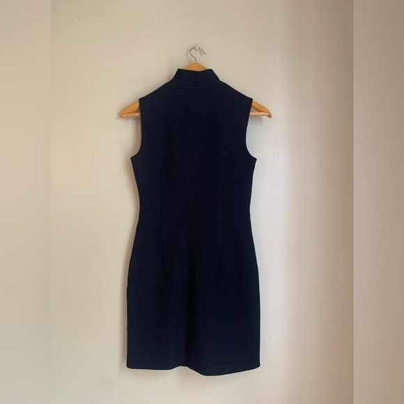 L'AGENCE Black Dress  Little Black Dress Zipper Front - Picture 4 of 8